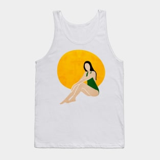 Girl on the beach Tank Top